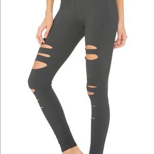 Alo Yoga High Waist Warrior Ripped Legging